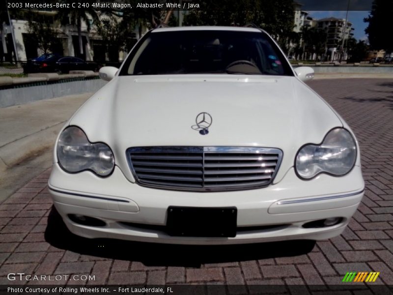 Alabaster White / Java 2003 Mercedes-Benz C 240 4Matic Wagon