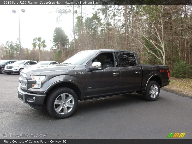 Front 3/4 View of 2016 F150 Platinum SuperCrew 4x4