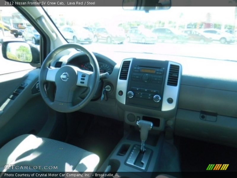 Lava Red / Steel 2012 Nissan Frontier SV Crew Cab