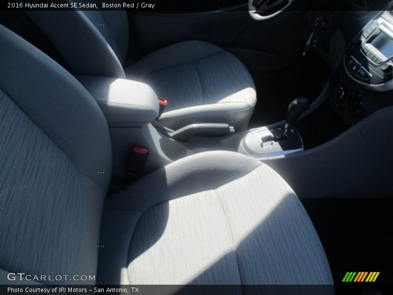 Boston Red / Gray 2016 Hyundai Accent SE Sedan