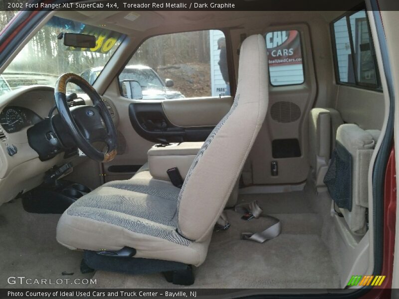 Toreador Red Metallic / Dark Graphite 2002 Ford Ranger XLT SuperCab 4x4