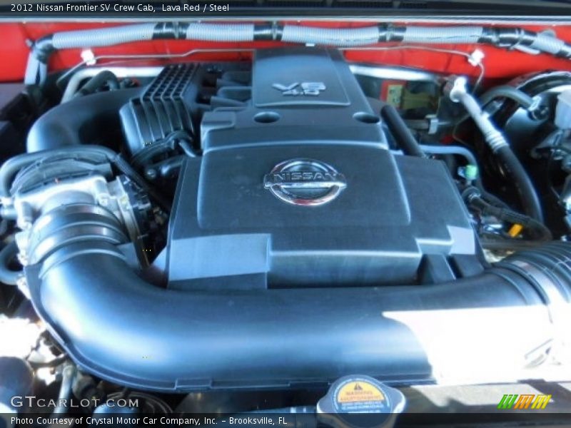 Lava Red / Steel 2012 Nissan Frontier SV Crew Cab