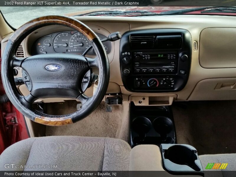 Toreador Red Metallic / Dark Graphite 2002 Ford Ranger XLT SuperCab 4x4