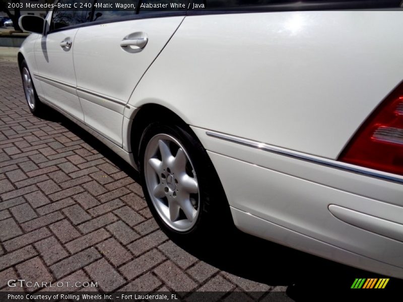 Alabaster White / Java 2003 Mercedes-Benz C 240 4Matic Wagon