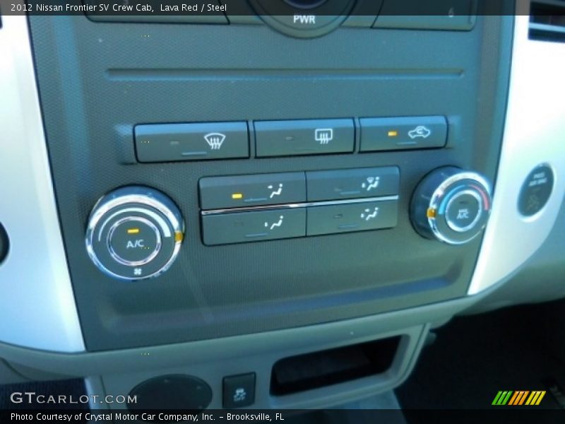 Lava Red / Steel 2012 Nissan Frontier SV Crew Cab