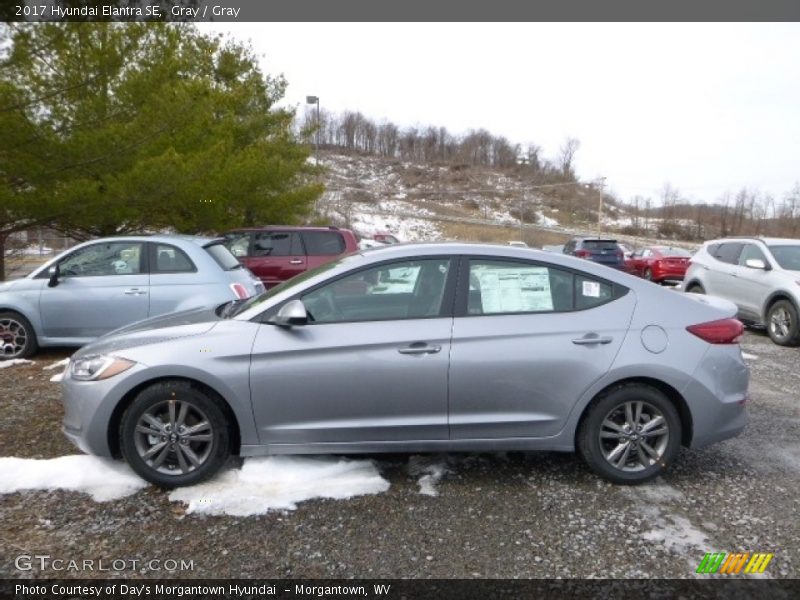 Gray / Gray 2017 Hyundai Elantra SE
