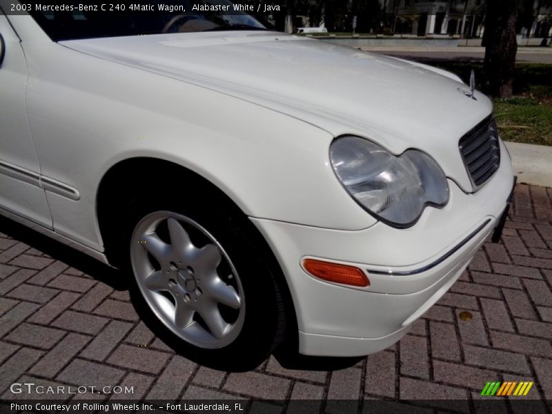 Alabaster White / Java 2003 Mercedes-Benz C 240 4Matic Wagon