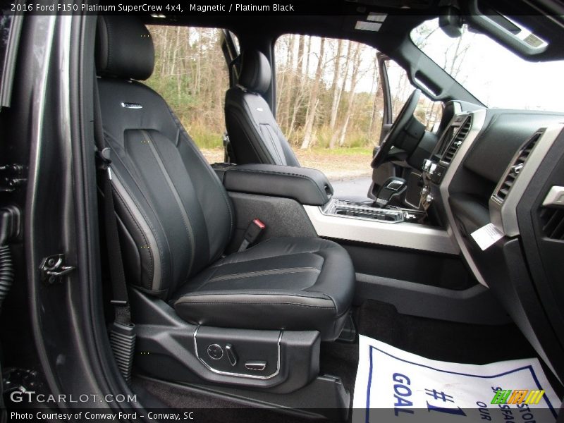 Magnetic / Platinum Black 2016 Ford F150 Platinum SuperCrew 4x4