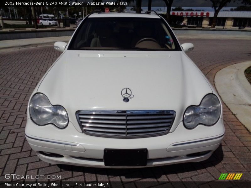 Alabaster White / Java 2003 Mercedes-Benz C 240 4Matic Wagon