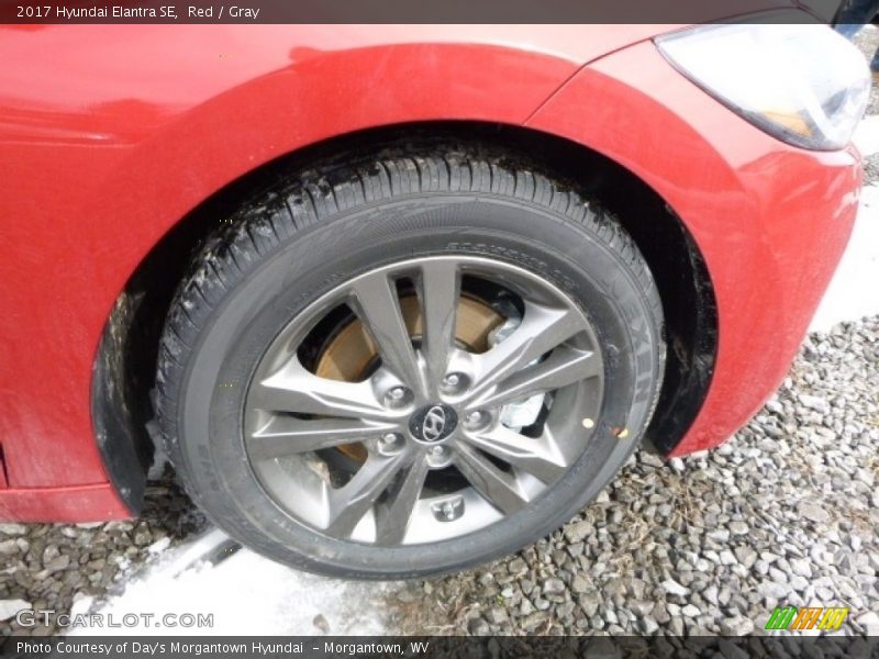 Red / Gray 2017 Hyundai Elantra SE