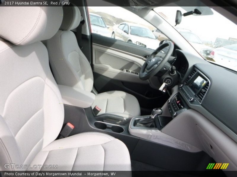 Red / Gray 2017 Hyundai Elantra SE