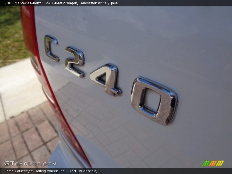 Alabaster White / Java 2003 Mercedes-Benz C 240 4Matic Wagon
