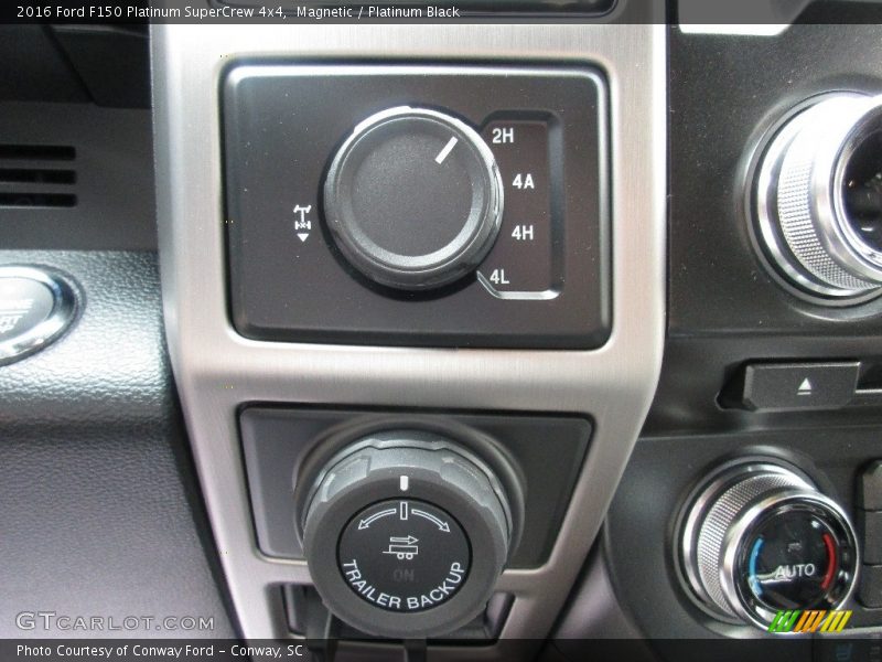 Controls of 2016 F150 Platinum SuperCrew 4x4