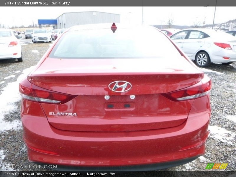 Red / Gray 2017 Hyundai Elantra SE