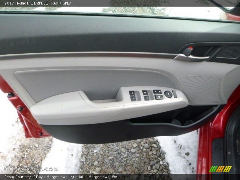 Red / Gray 2017 Hyundai Elantra SE