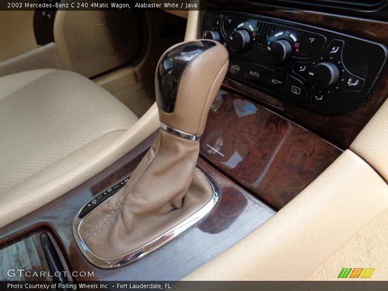 Alabaster White / Java 2003 Mercedes-Benz C 240 4Matic Wagon