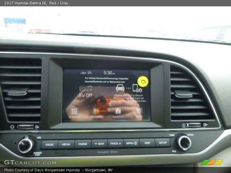 Red / Gray 2017 Hyundai Elantra SE