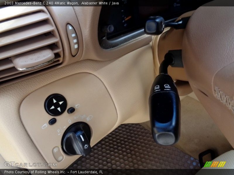 Alabaster White / Java 2003 Mercedes-Benz C 240 4Matic Wagon