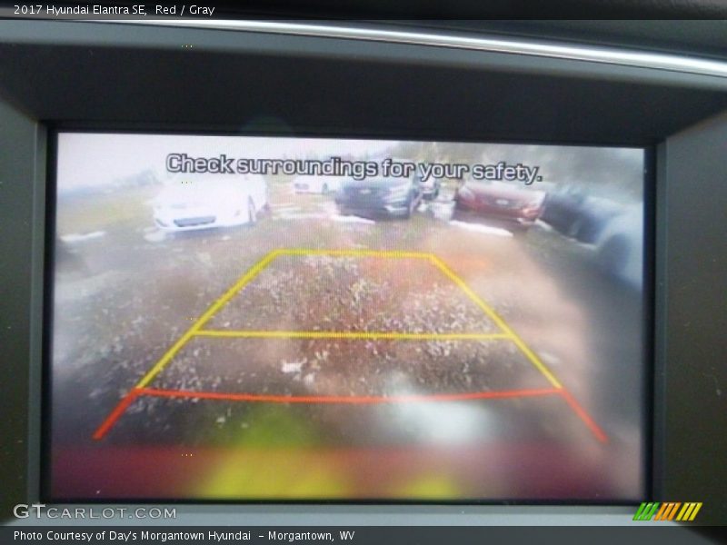 Red / Gray 2017 Hyundai Elantra SE