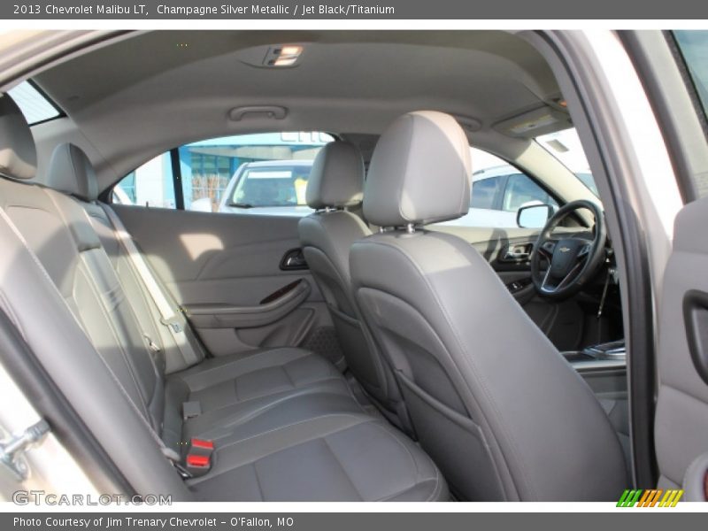 Champagne Silver Metallic / Jet Black/Titanium 2013 Chevrolet Malibu LT