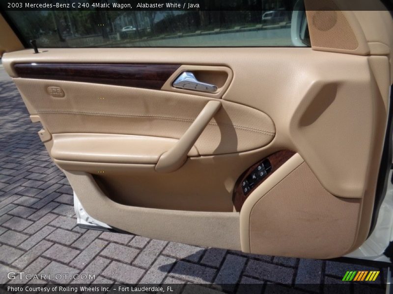 Alabaster White / Java 2003 Mercedes-Benz C 240 4Matic Wagon