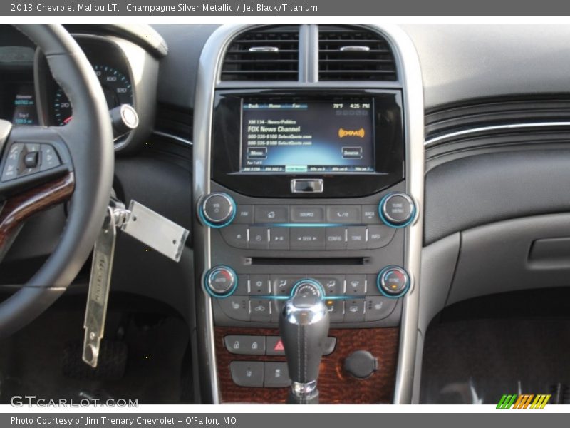 Champagne Silver Metallic / Jet Black/Titanium 2013 Chevrolet Malibu LT