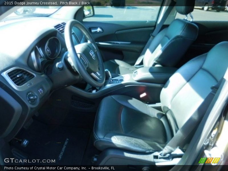 Pitch Black / Black 2015 Dodge Journey Crossroad