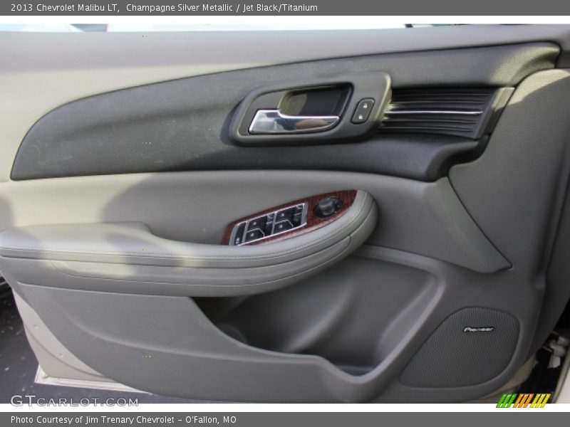 Champagne Silver Metallic / Jet Black/Titanium 2013 Chevrolet Malibu LT