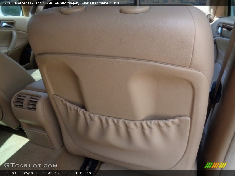 Alabaster White / Java 2003 Mercedes-Benz C 240 4Matic Wagon