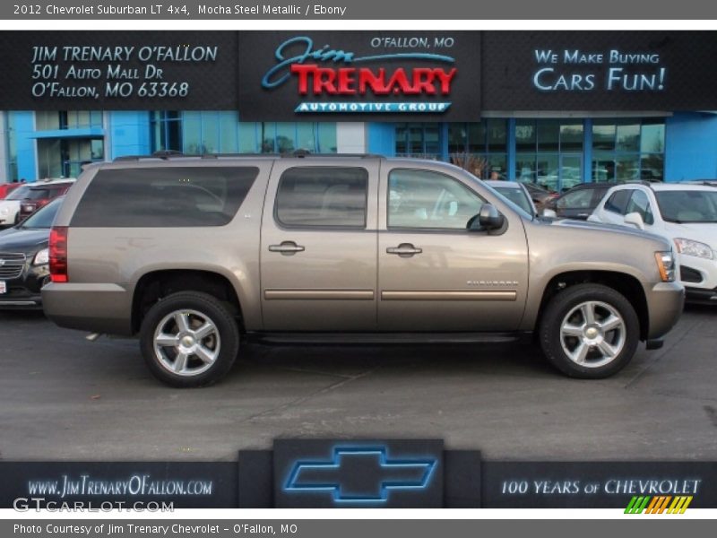 Mocha Steel Metallic / Ebony 2012 Chevrolet Suburban LT 4x4