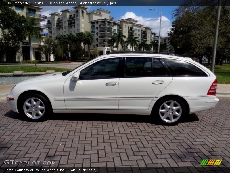 Alabaster White / Java 2003 Mercedes-Benz C 240 4Matic Wagon