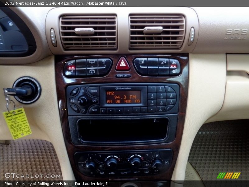 Alabaster White / Java 2003 Mercedes-Benz C 240 4Matic Wagon