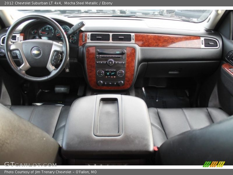 Mocha Steel Metallic / Ebony 2012 Chevrolet Suburban LT 4x4