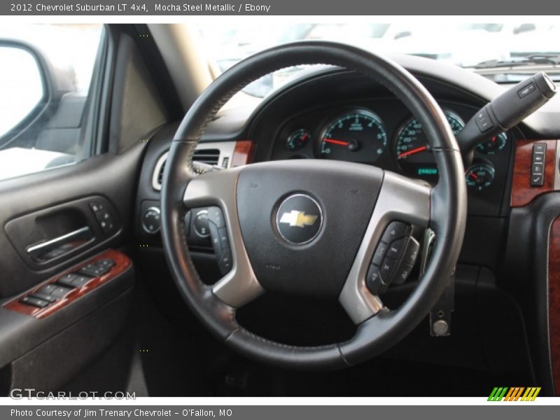 Mocha Steel Metallic / Ebony 2012 Chevrolet Suburban LT 4x4