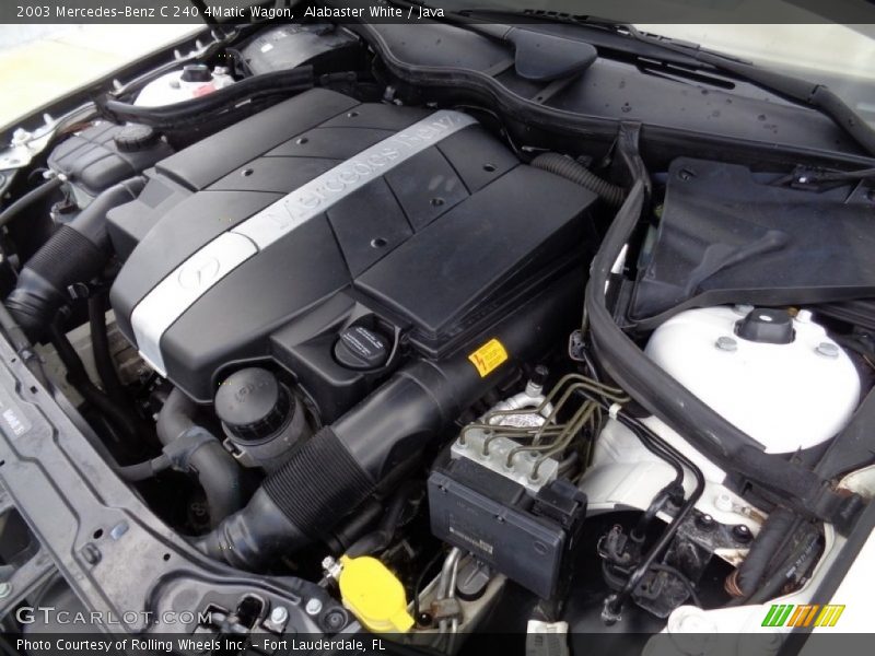 Alabaster White / Java 2003 Mercedes-Benz C 240 4Matic Wagon