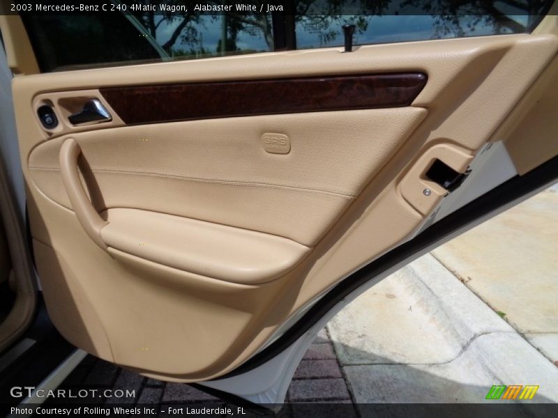 Alabaster White / Java 2003 Mercedes-Benz C 240 4Matic Wagon