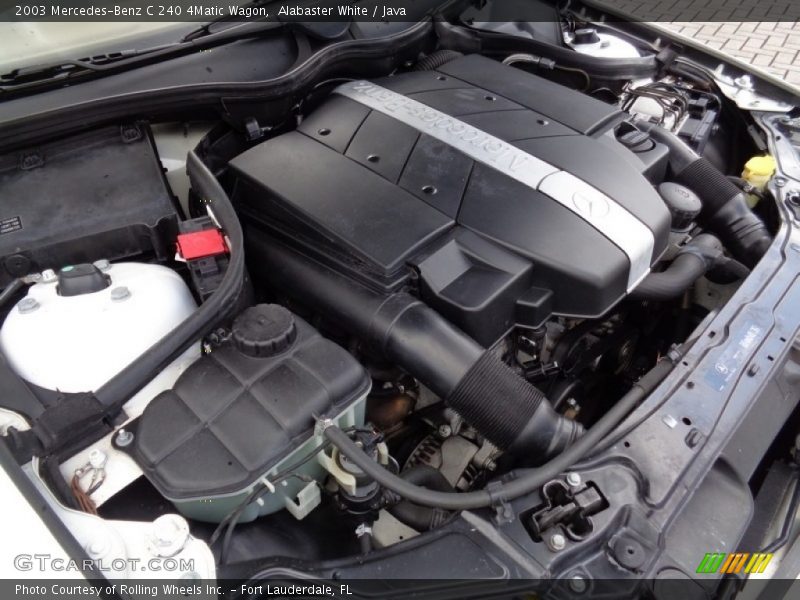 Alabaster White / Java 2003 Mercedes-Benz C 240 4Matic Wagon