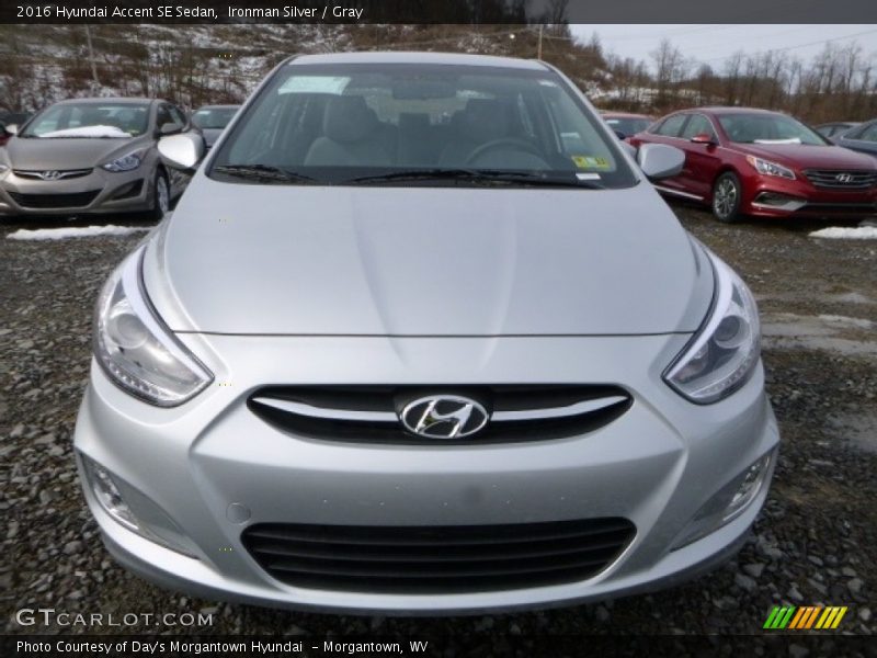 Ironman Silver / Gray 2016 Hyundai Accent SE Sedan