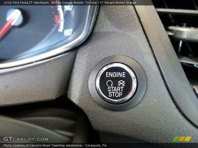 Molten Orange Metallic Tri-coat / ST Recaro Molten Orange 2016 Ford Fiesta ST Hatchback