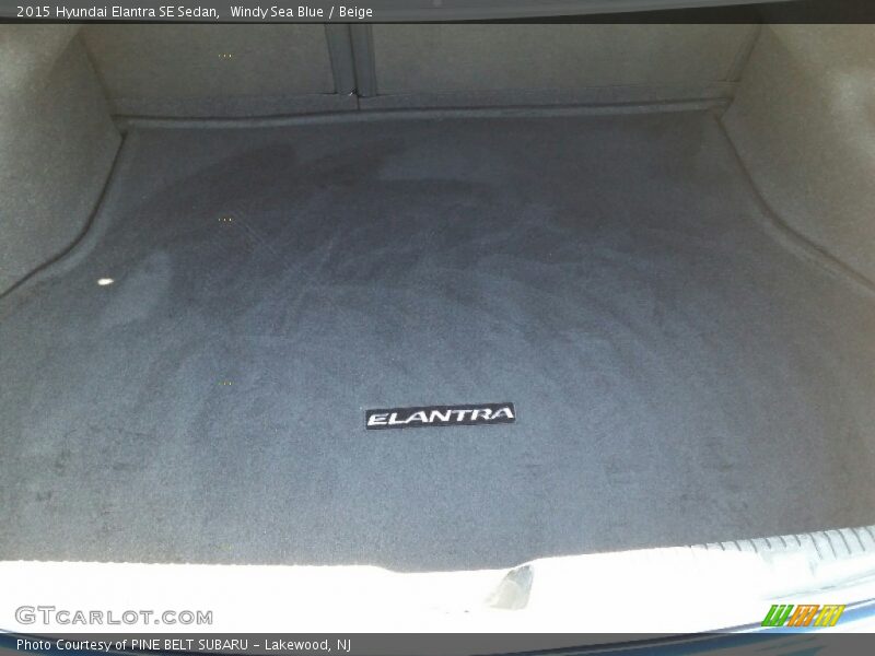 Windy Sea Blue / Beige 2015 Hyundai Elantra SE Sedan