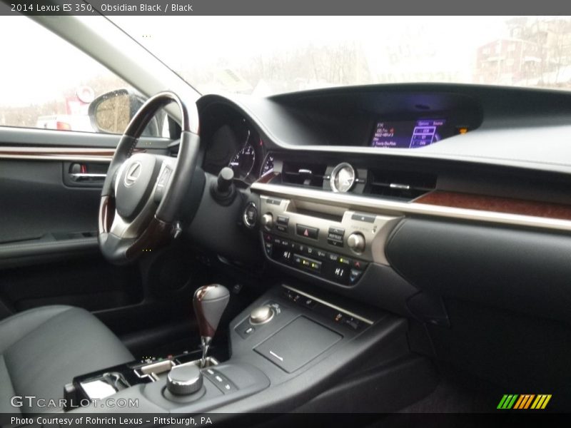 Obsidian Black / Black 2014 Lexus ES 350