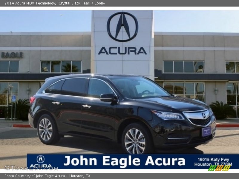 Crystal Black Pearl / Ebony 2014 Acura MDX Technology