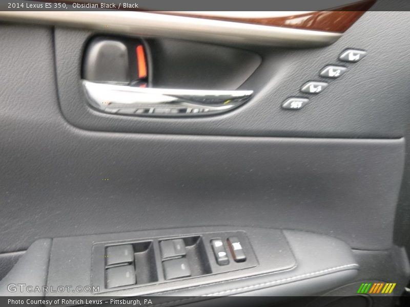 Obsidian Black / Black 2014 Lexus ES 350