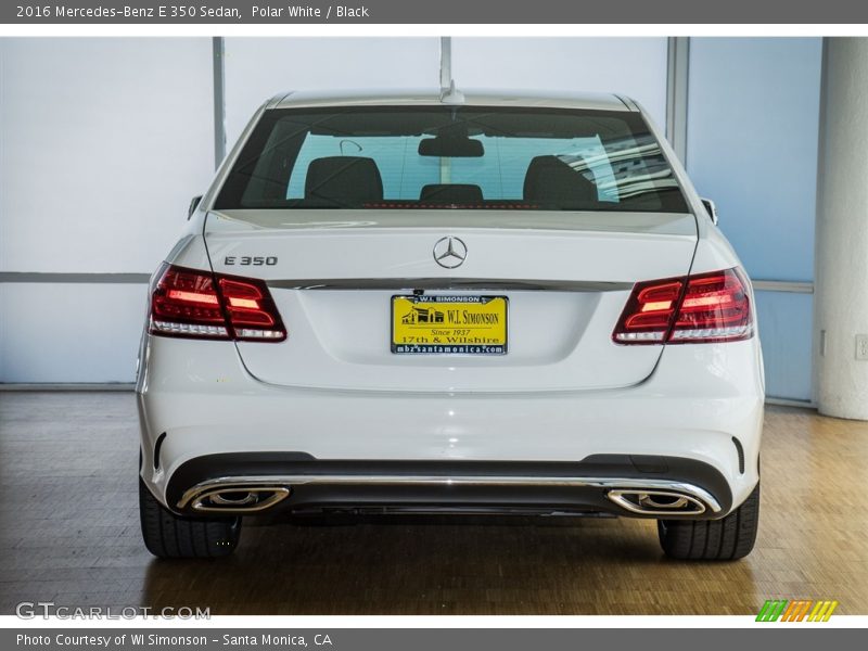 Polar White / Black 2016 Mercedes-Benz E 350 Sedan