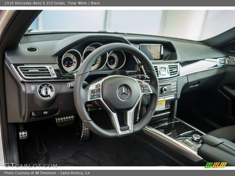 Polar White / Black 2016 Mercedes-Benz E 350 Sedan