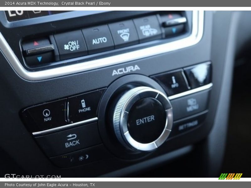 Crystal Black Pearl / Ebony 2014 Acura MDX Technology