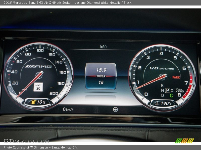  2016 S 63 AMG 4Matic Sedan 63 AMG 4Matic Sedan Gauges