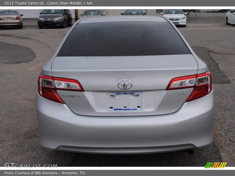 Classic Silver Metallic / Ash 2013 Toyota Camry LE