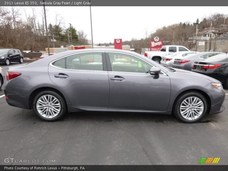 Nebula Gray Pearl / Light Gray 2013 Lexus ES 350