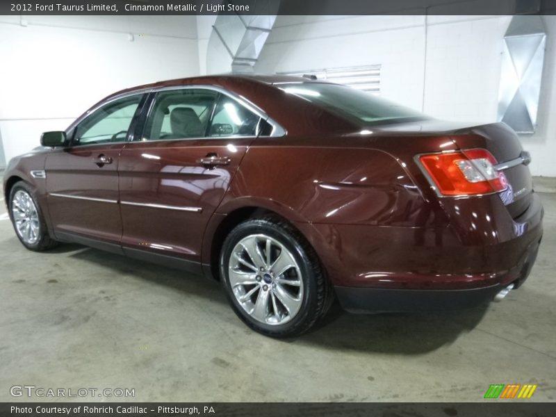 Cinnamon Metallic / Light Stone 2012 Ford Taurus Limited